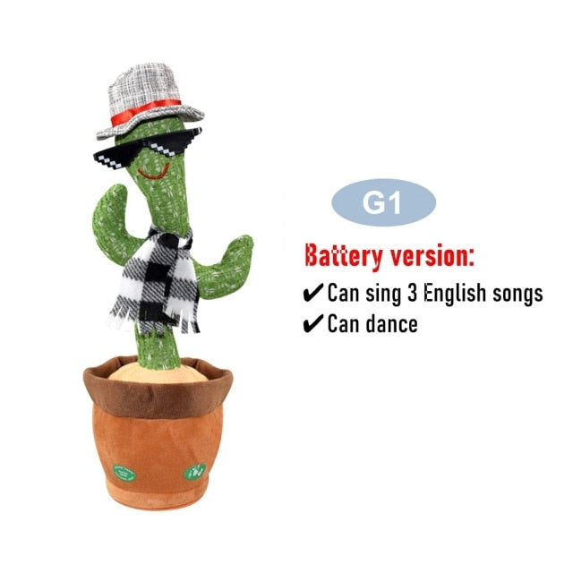 Dancing Cactus Electronic Plush Toys - ESSENTIALS365