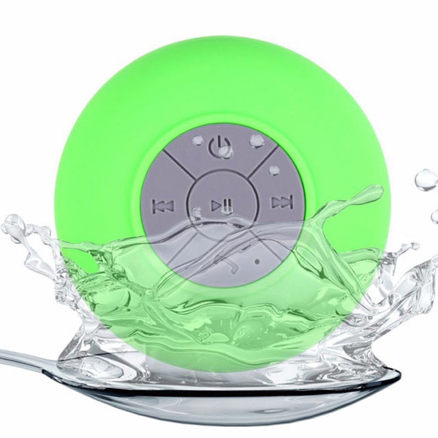 Mini Bluetooth Speaker Portable Waterproof Wireless Handsfree Speakers for Showers Bathroom Sucker Bluetooth Speaker Sound Box - ESSENTIALS365