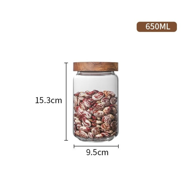 Glass Airtight Kitchen Storage Jar - ESSENTIALS365