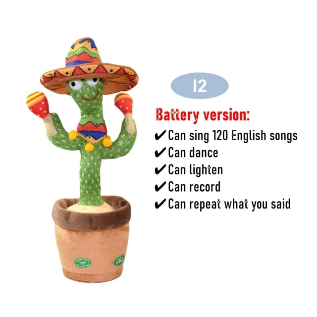 Dancing Cactus Electronic Plush Toys - ESSENTIALS365