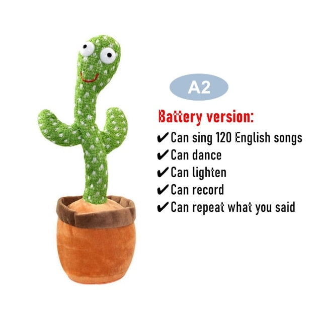 Dancing Cactus Electronic Plush Toys - ESSENTIALS365