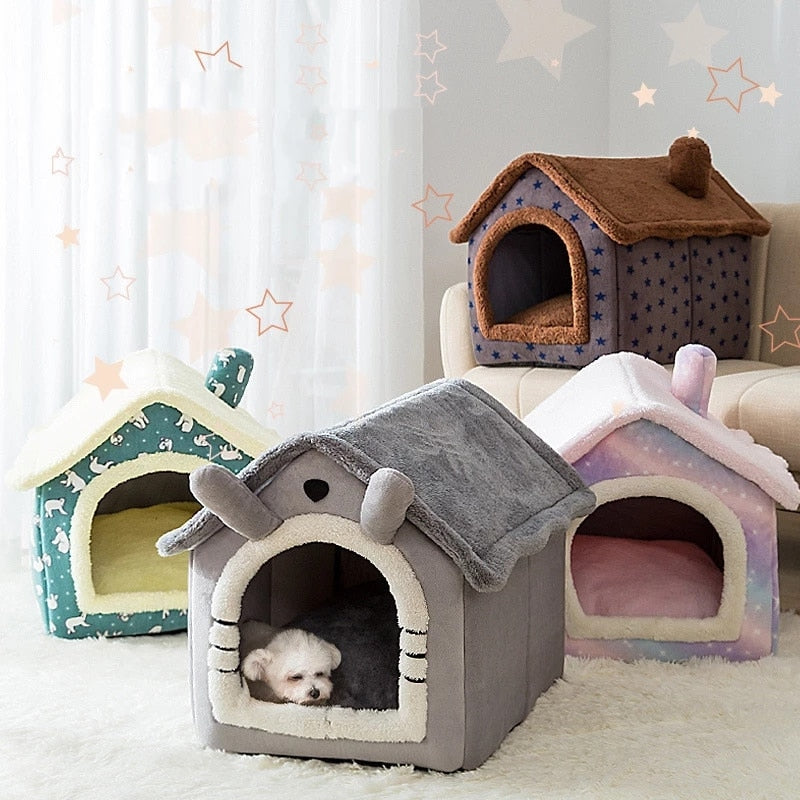 Foldable Deep Sleep Pet Cat House - ESSENTIALS365