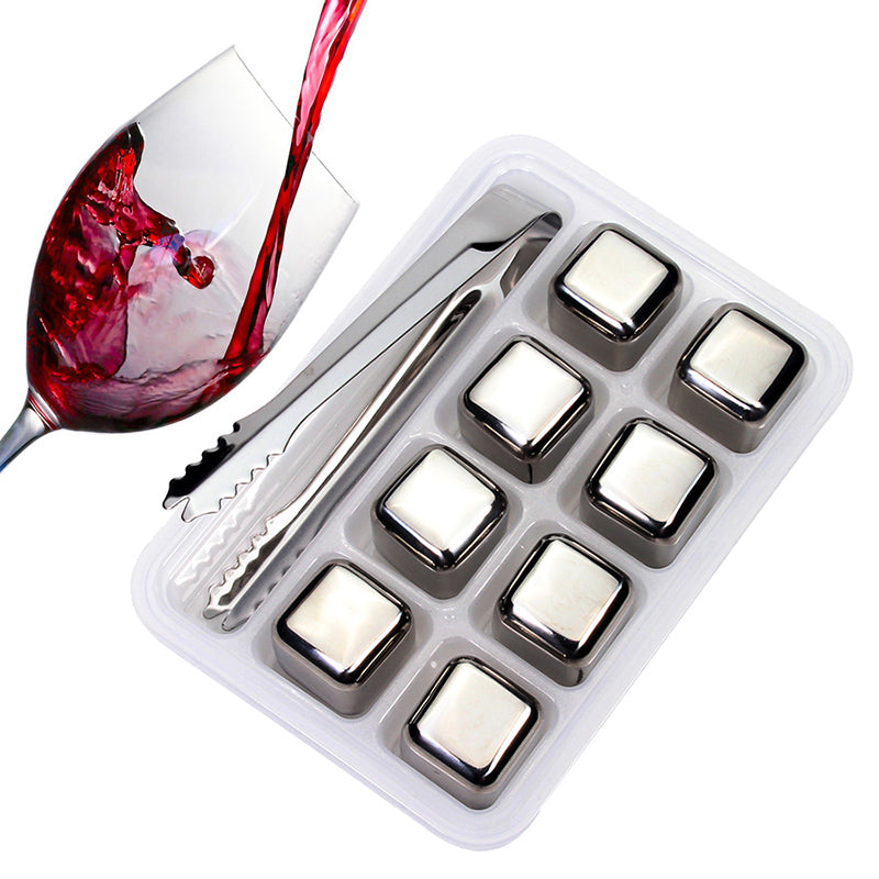 Chilling Stainless Ice Cubes - ESSENTIALS365