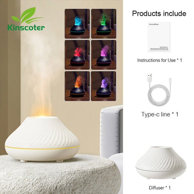 Volcano Humidifier Essential Oil Diffuser - ESSENTIALS365