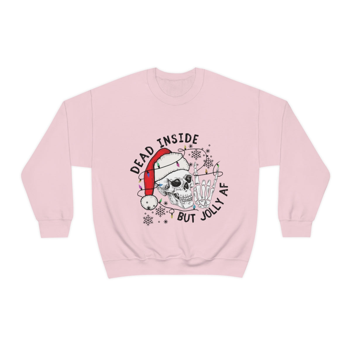 Dead Inside But Jolly AF Unisex Heavy Blend™ Crewneck Sweatshirt - ESSENTIALS365