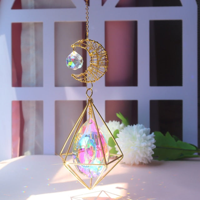 Shining Crystal Light Catcher Prism Pendant - ESSENTIALS365