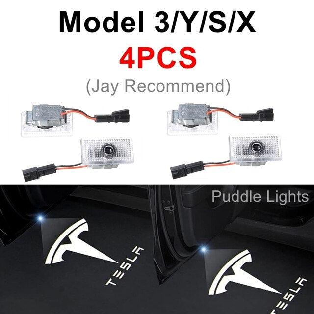 For Tesla Model 3 Y S X Puddle Lights No Fade - ESSENTIALS365